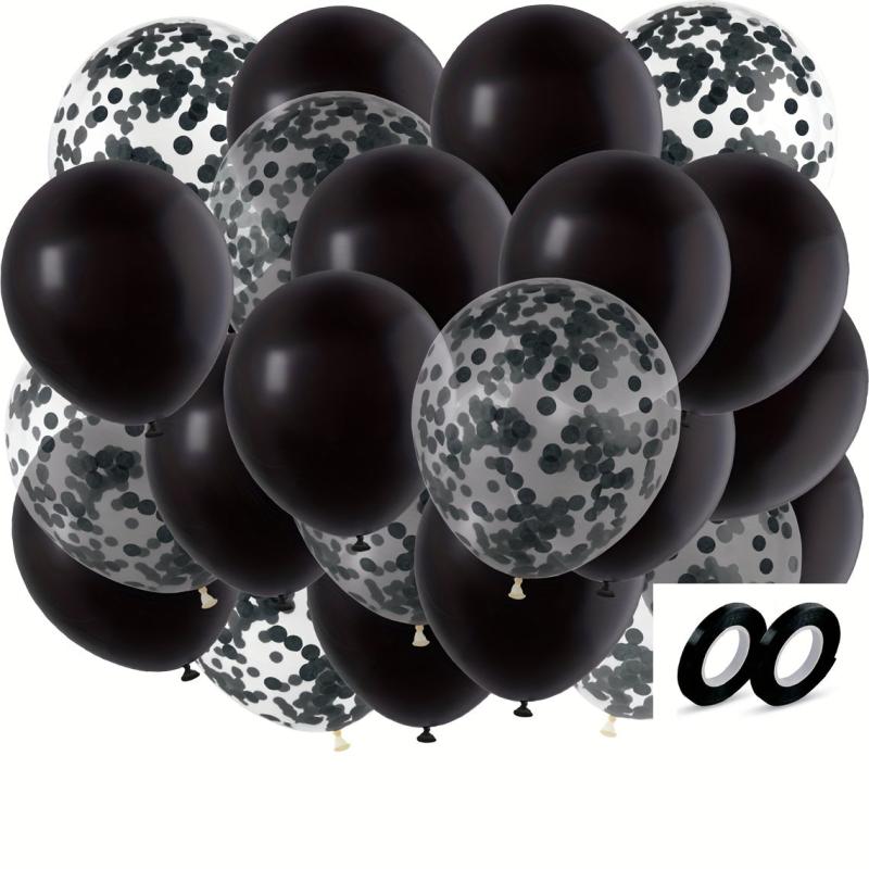 42pcs Latex Balloons Confetti Combination Set Wedding Halloween Party Decor