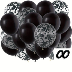 42pcs Latex Balloons Confetti Combination Set Wedding Halloween Party Decor