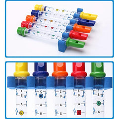 5pcs Water Filled Music Flute Toy - Educational Bath Time Fun