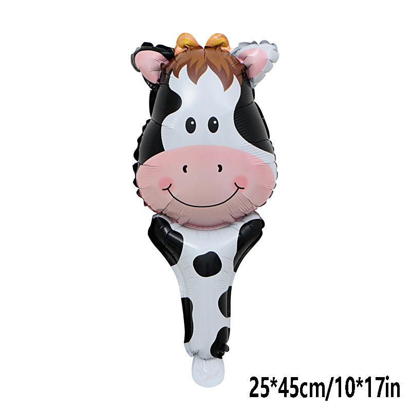 6 Pack of Forest Animal Stick Balloons for Kids' Parties