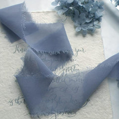 5M Hand Tear Snow Yarn Beard Trim Webbing DIY Wedding Ribbon
