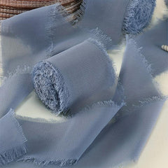 5M Hand Tear Snow Yarn Beard Trim Webbing DIY Wedding Ribbon