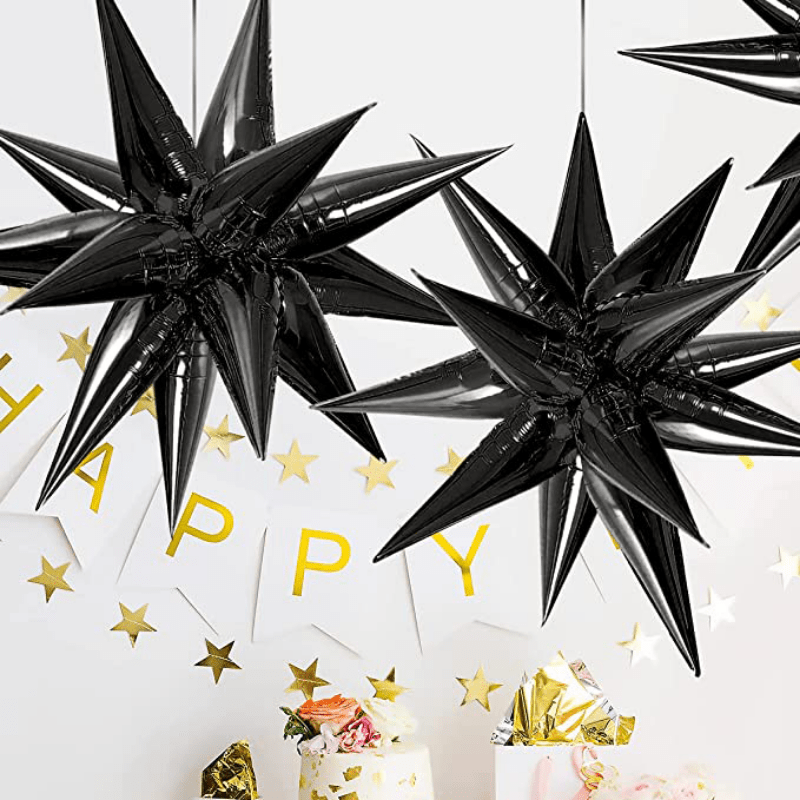 22 Inch Star Shaped Aluminum Foil Balloon for Birthday & Year Party Decor