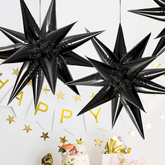 22 Inch Star Shaped Aluminum Foil Balloon for Birthday & Year Party Decor