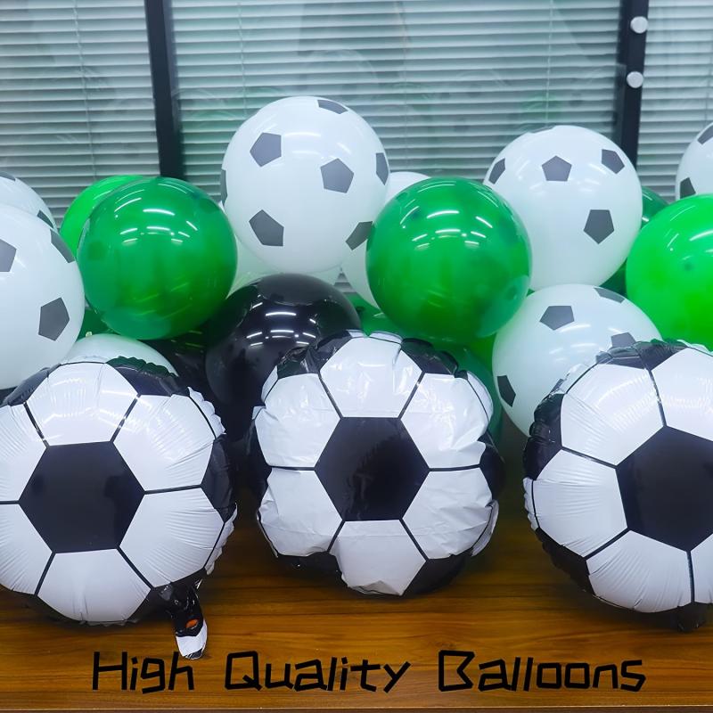 Football Balloon Arch Wreath Set - 110 Pieces - Football Party Supplies