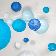 21 Pack Paper Lanterns Wedding Party Set Hanging Pastel Japanese Lamp