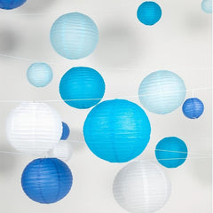 21 Pack Paper Lanterns Wedding Party Set Hanging Pastel Japanese Lamp