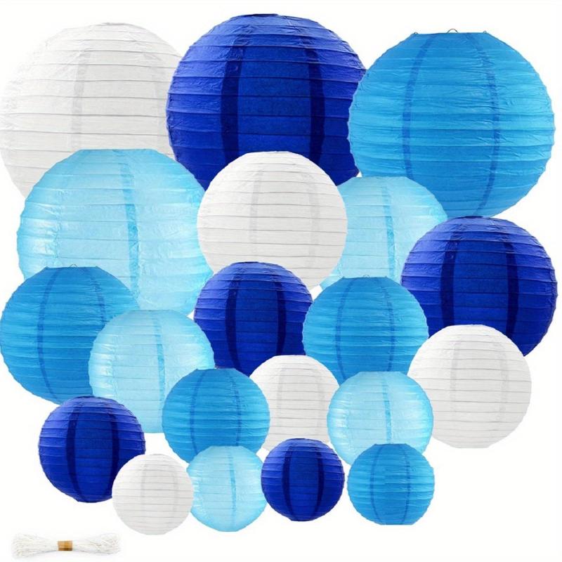 21 Pack Paper Lanterns Wedding Party Set Hanging Pastel Japanese Lamp
