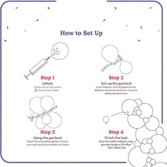 123pcs Alien Planet Birthday Party Balloon Set