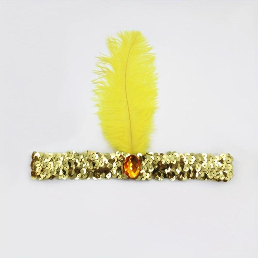 Halloween Red Sequin Headband for Dance Party