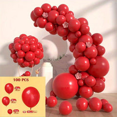 100PCS Latex Balloon Set for Graduation Wedding Mother's Decor