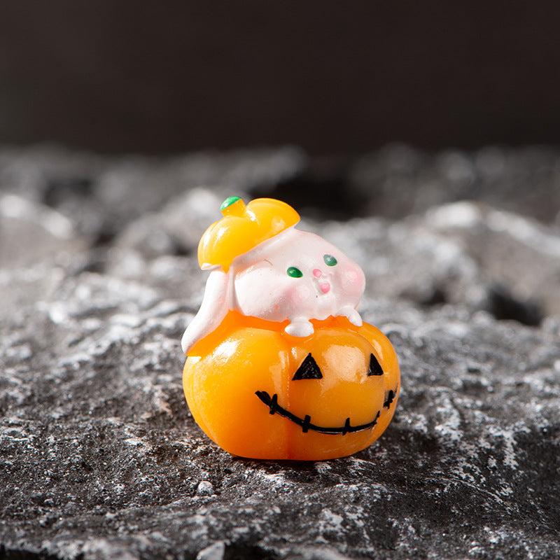 Halloween Resin Ornaments Skull Pumpkin Monster Brothers