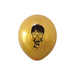 12pcs Cartoon Magician Theme Balloon Set for Kids Party Decoration
