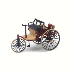Simulation Retro Alloy Three-wheel Classic Car Model Toy Ornaments