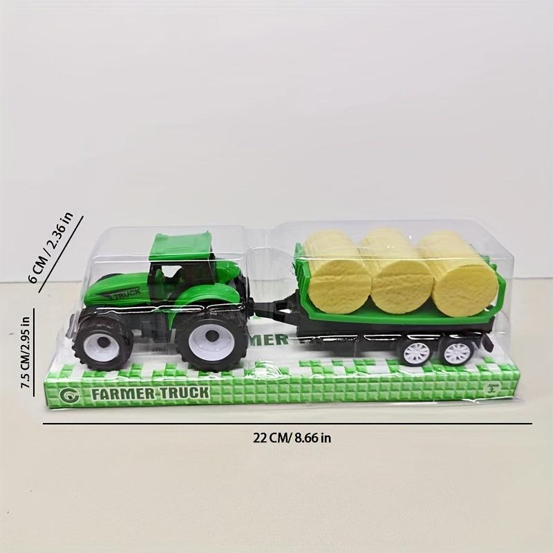 5-in-1 Kids Car Toy Set - Farmer's Car, Water Car, Baby Moped Car & More