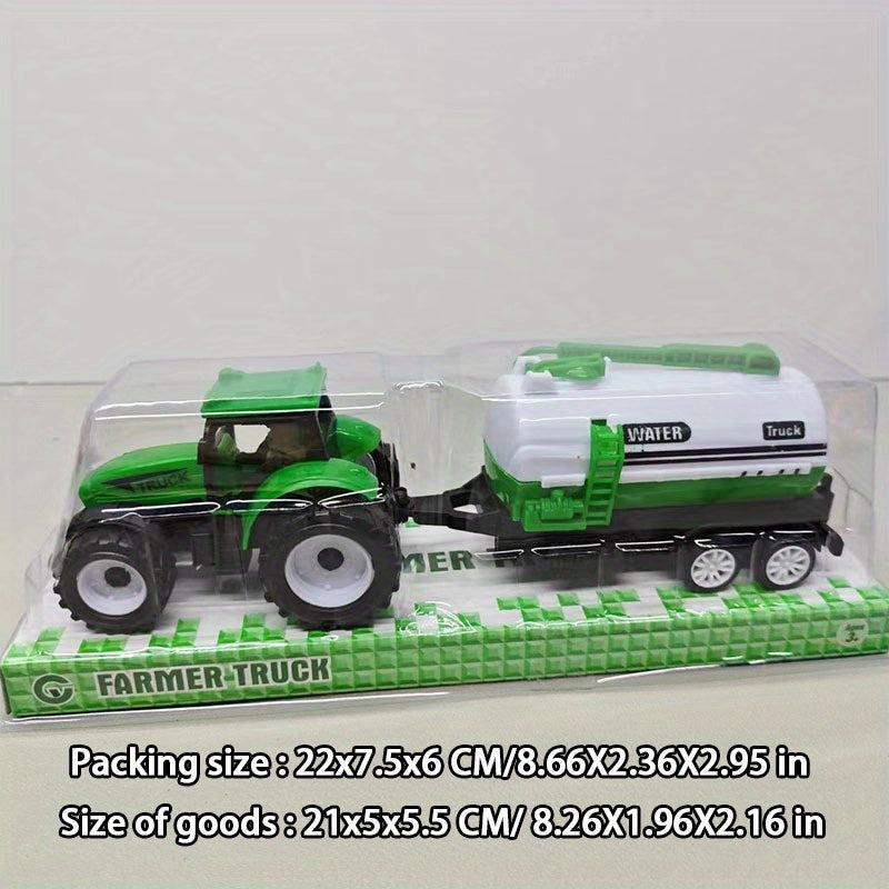 5-in-1 Kids Car Toy Set - Farmer's Car, Water Car, Baby Moped Car & More