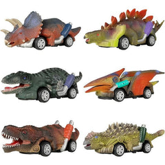 Dinosaur Toy Pull Back Cars For Toddlers Boy Toys Dino Games With T Rex