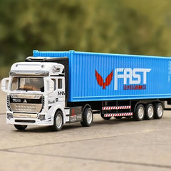 Alloy Head Semi Trailer Truck Toy Detachable Cab And Trailer