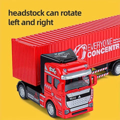 Alloy Head Semi Trailer Truck Toy Detachable Cab And Trailer