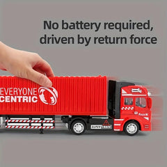 Alloy Head Semi Trailer Truck Toy Detachable Cab And Trailer