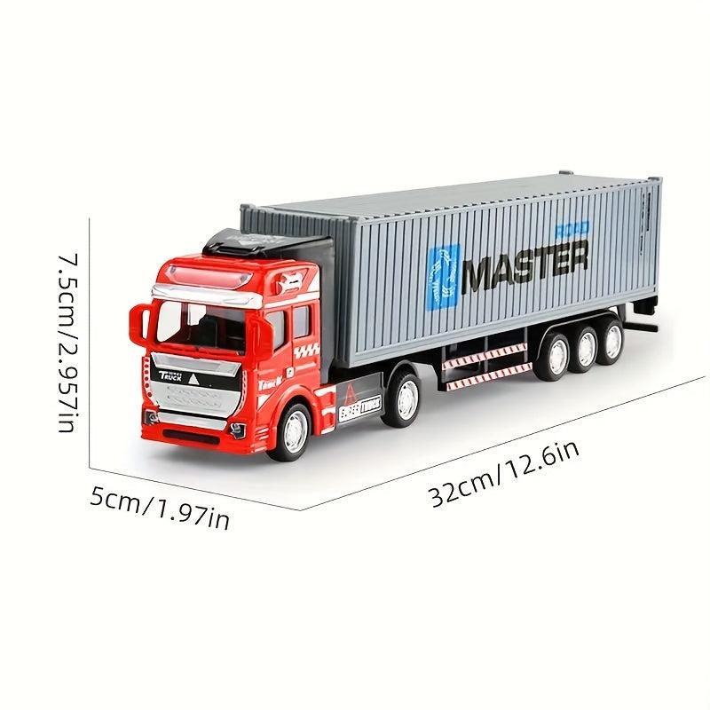 Alloy Head Semi Trailer Truck Toy Detachable Cab And Trailer
