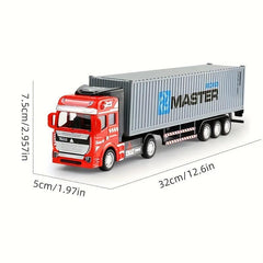 Alloy Head Semi Trailer Truck Toy Detachable Cab And Trailer