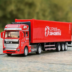 Alloy Head Semi Trailer Truck Toy Detachable Cab And Trailer