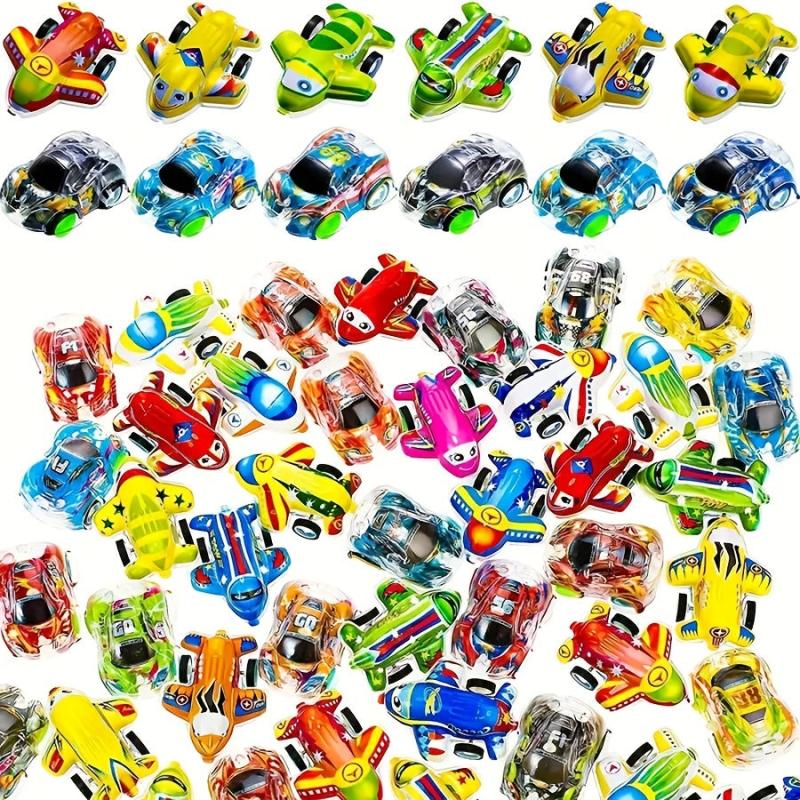 20pcs Pull Back Car Sets Colorful Party Gift Toys for School Holiday Fun