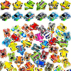 20pcs Pull Back Car Sets Colorful Party Gift Toys for School Holiday Fun