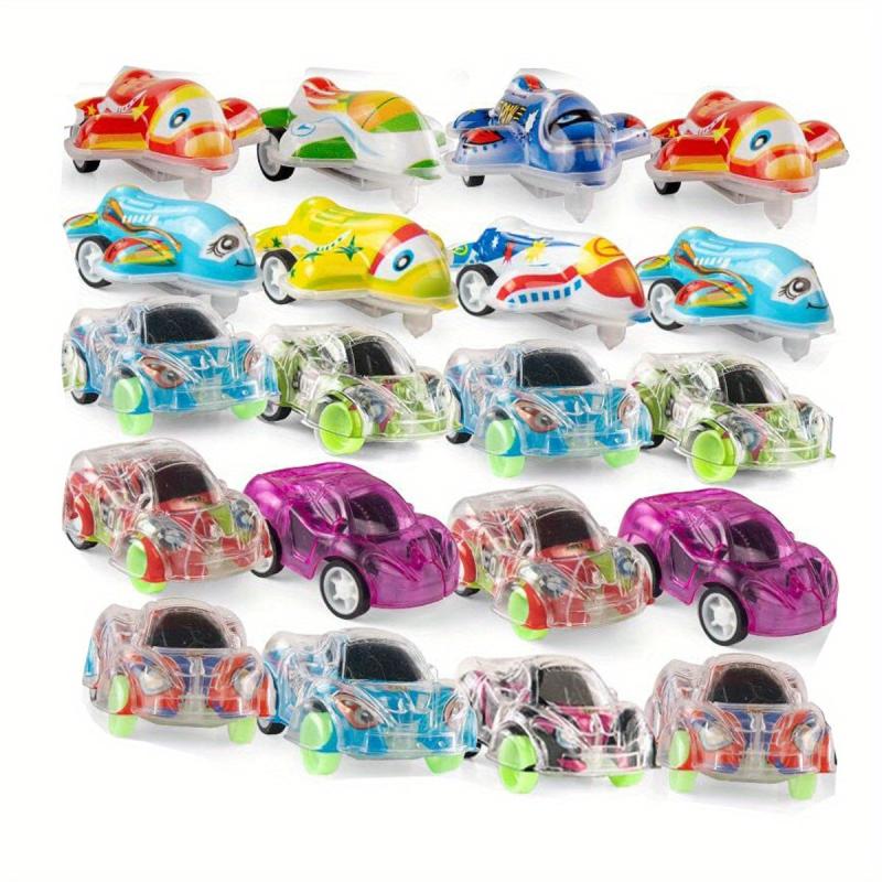 20pcs Pull Back Car Sets Colorful Party Gift Toys for School Holiday Fun