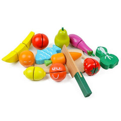 Montessori Vegetable Cutting Toy Set for Kids