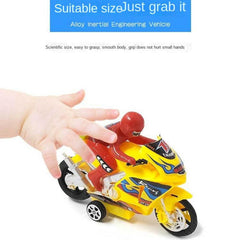 Large Pull Back Motorcycle Model Educational Toy