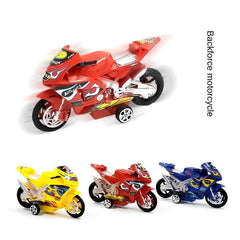 Large Pull Back Motorcycle Model Educational Toy