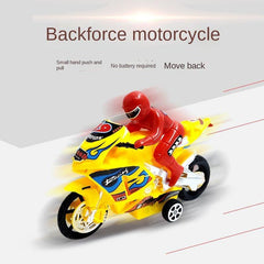 Large Pull Back Motorcycle Model Educational Toy