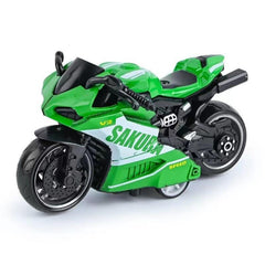 1:12 Scale Alloy Motorcycle Model Toy - Small Toy Car for Children