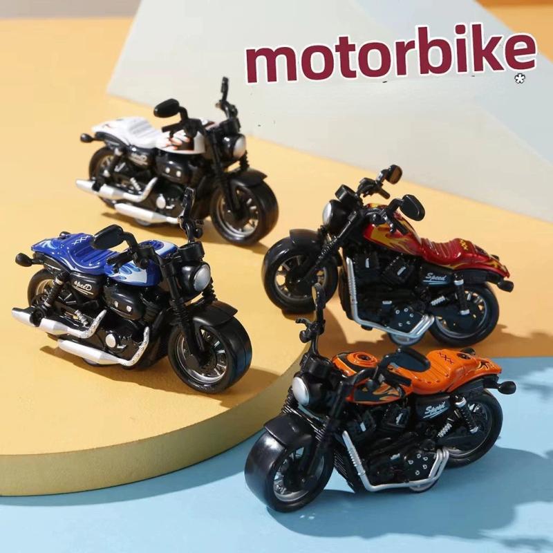 1:12 Scale Alloy Motorcycle Model Toy - Small Toy Car for Children