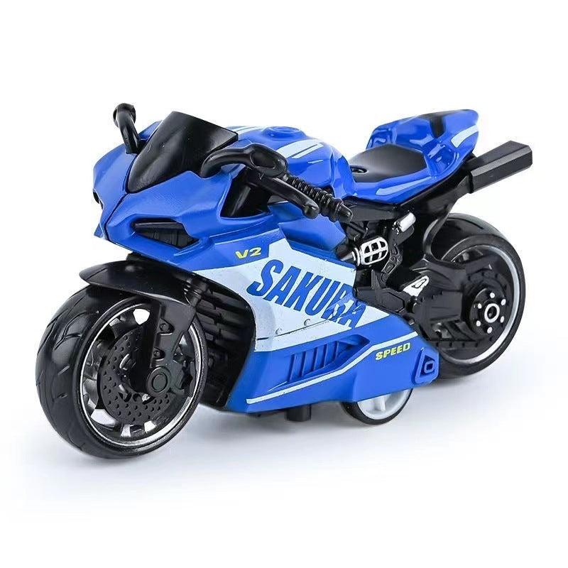 1:12 Scale Alloy Motorcycle Model Toy - Small Toy Car for Children