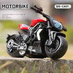 1:12 Scale Alloy Motorcycle Model Toy - Small Toy Car for Children
