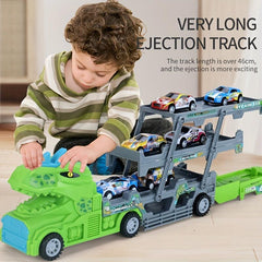 Dinosaur Storage Container Alloy Car Engineering Car Deformation Truck