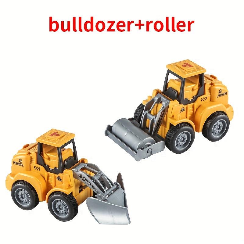Kids Inertial Press Toy Cars Puzzle Toys