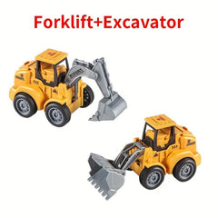 Kids Inertial Press Toy Cars Puzzle Toys