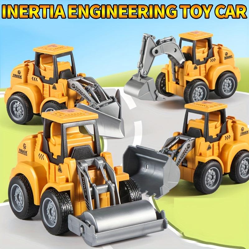 Kids Inertial Press Toy Cars Puzzle Toys