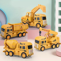 Boys Excavator Model Mixing Crane Drop-resistant Gift Set