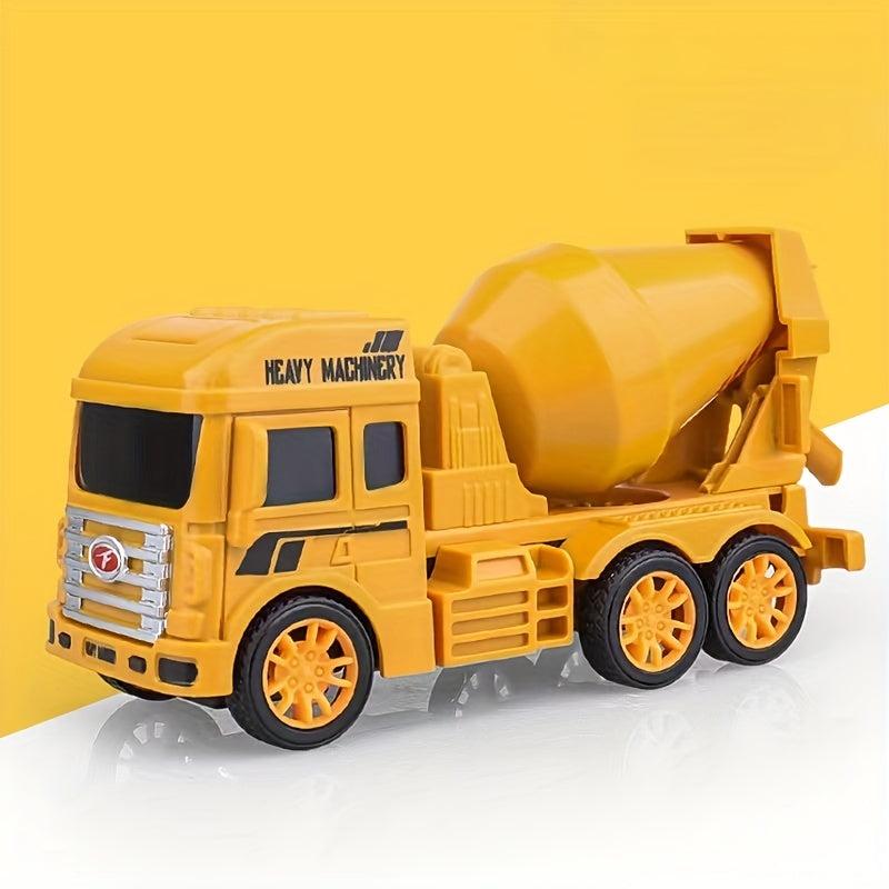 Boys Excavator Model Mixing Crane Drop-resistant Gift Set