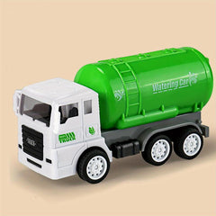 Garbage Truck Toy Inertia Waste Sorting Bucket Sanitation Water Tanker Car