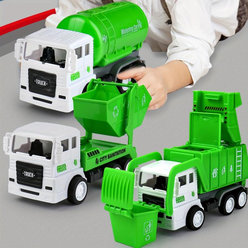 Garbage Truck Toy Inertia Waste Sorting Bucket Sanitation Water Tanker Car