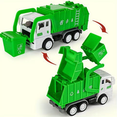 Garbage Truck Toy Inertia Waste Sorting Bucket Sanitation Water Tanker Car