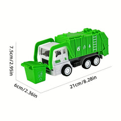 Garbage Truck Toy Inertia Waste Sorting Bucket Sanitation Water Tanker Car