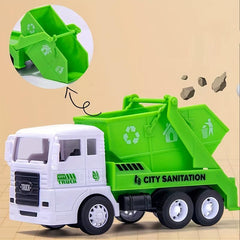 Garbage Truck Toy Inertia Waste Sorting Bucket Sanitation Water Tanker Car