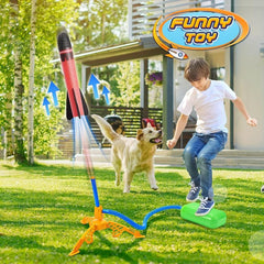 Pedal Rocket Toy for Kids 3-9 Years Old